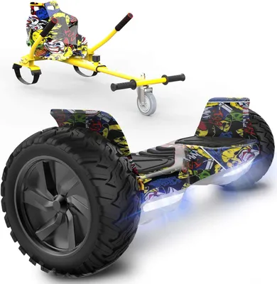 Produktbild von RCB Hoverboards SUV mit Sitz Hoverboards Off-Road, App-fähige Bluetooth Hoverboards, 8,5 '' Hummer + Hoverkart Go Kart für Self Balancing hoverboards