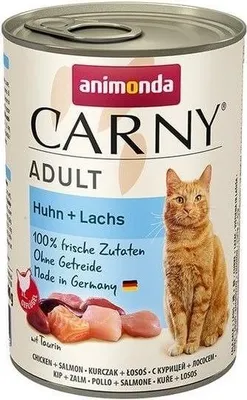 Immagine prodotto di ANIMONDA Cat Carny Adult Kurczak z łososiem - mokra karma dla kota - 400 g