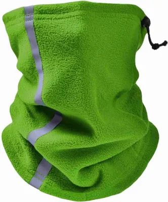Productafbeelding van Winterse fleece halswarmer, reflecterende beenwarmers, skiën, winddichte ski-uitrusting