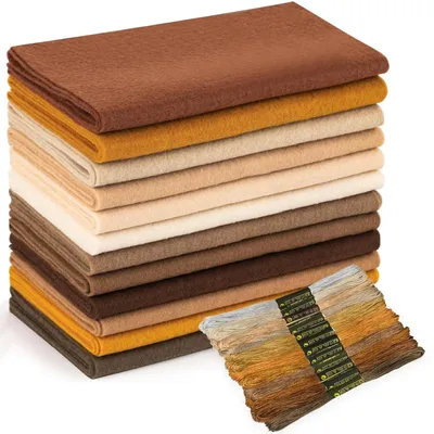 Obrázek produktu pro Hnědá filcová látka, formát 20,5 x 90 cm, vhodná pro kreativní projekty