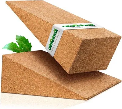 Productafbeelding van Famanu Squat Wedges van kurk - set van 2 stuks - 305 x 130 x 103 mm - duurzaam geproduceerd -  Portugal