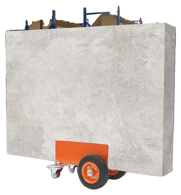 Produktbild von Panelwagen, Schwerlast, Mit abschließbaren Rädern, Orange