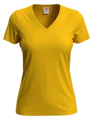 Immagine prodotto di Stedman - Maglietta "Classic" da donna, scollo a V LT4137 (L) (giallo girasole)