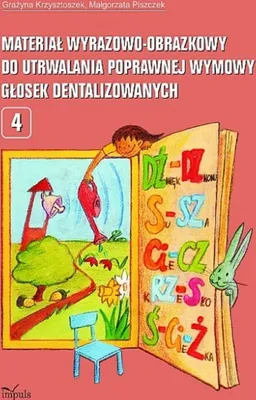 Immagine prodotto di Materiał wyrazowo-obrazkowy do utrwalania poprawnej wymowy głosek dentalizowanych. Tom 4