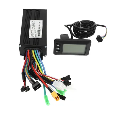 Zdjęcie produktu dla Zestaw do konwersji roweru elektrycznego, zestaw sterownika roweru elektrycznego, sterownik roweru elektrycznego z wyświetlaczem, sterownik skutera elektrycznego z wyświetlaczem, zestaw sterownika silnika bezszczotkowego do roweru elektrycznego, zestaw do konwersji roweru elektrycznego