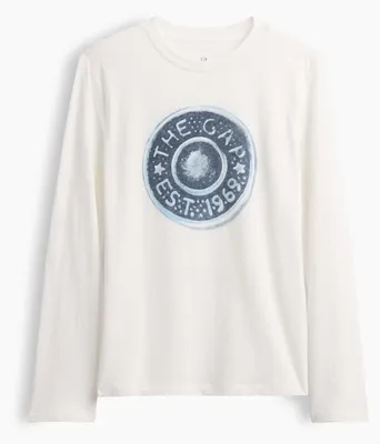 Produktbild von Gap Herren T-Shirt Größe M, weich, Baumwolle, mit Logo-Grafiken, klassischer Schnitt
