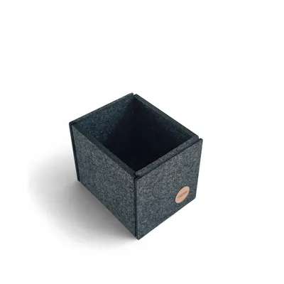 Produktbild von Aufbewahrungsbox CLEAN Filz 13 x 10 x 11 cm ohne Deckel in anthrazit meliert
