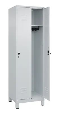 Produktbild von CP Spind Classic Plus lichtgrau 080010-20 S10029, 2 Schließfächer 60,0 x 50,0 x 195,0 cm