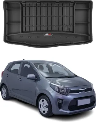 Zdjęcie produktu dla Gumowa wkładka bagażnika OMAC do Kia Picanto 2017-2025 Wkładka bagażnika TPE czarna