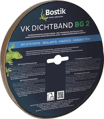 Produktbild von Bostik Dichtband BG 2 Kompriband 15 x 6-30 5-9mm 5m Rolle 15x30mm grau