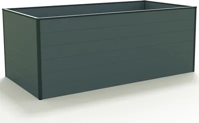 Produktbild von GFP Hochbeet Kräuter-Gemüse-Beet Aluminium CHRISTINA - 195x99x77cm - anthrazit