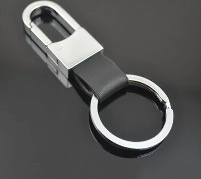 Produktbild von Herren-Schlüsselanhänger, modisch, prägnant, Kunstlederarmband, Legierung, Schlüsselanhänger, Geschenk