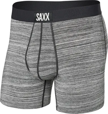 Produktbild von Herren-Boxershorts SAXX ULTRA Boxer Brief mit Streifen - grau - L