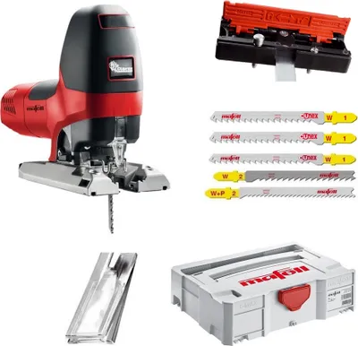 Produktbild von Mafell Stichsäge P1cc MaxiMAX im T-MAX 2 Stichsägeblätter CUnex W1 917115