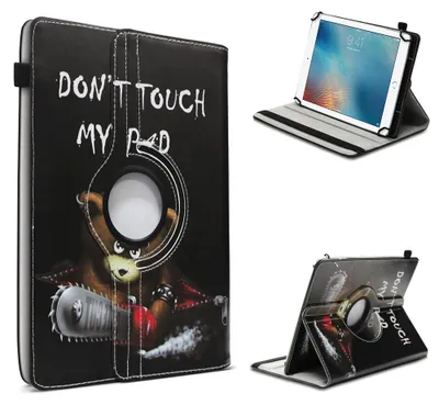Produktbild von Tablet Hülle für Doogee U9 U10 U11 /Pro Tasche Schutzhülle Case 360 Grad DrehbarFarbe 360 Uni:Motiv 3