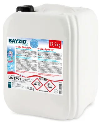 Produktbild von 1x12,5 kg BAYZID® Flüssigchlor 13% zur effektiven Pool Desinfektion