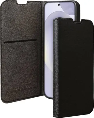 Produktbild von BigBen Connected, Etui Samsung Galaxy S25 Mit Standfunktion Kartenfach, Schwarz