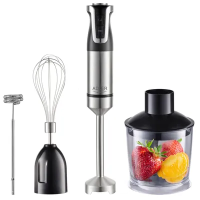 Zdjęcie produktu dla Blender Kuchenny Ręczny 1800W Turbo 20 Ustawień Prędkości Zestaw