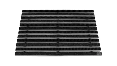 Produktbild von Emco Eingangsmatte DIPLOMAT 22mm, Rips Anthrazit + Bürsten Schwarz,Größe:60x40cm