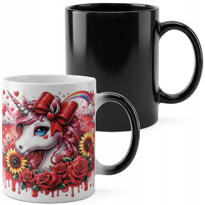 Produktbild von Kubek Magiczny 330Ml Druk - Jednorożec Unicorn Koń