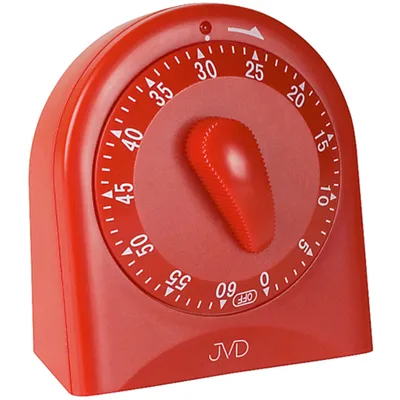 Produktbild von JVD SR82.5 Kurzzeitmesser Kurzzeitwecker Küchen Timer analog rot