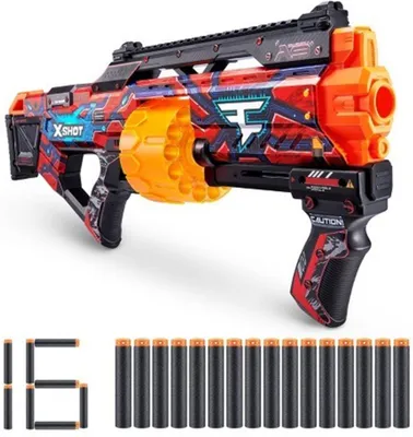 Immagine prodotto di Zuru X-Shot Skins Last Stand Blaster + 16 freccette assortite