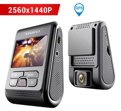 Produktbild von Dashcam Autokamera Fahrzeugkamera - 2560 x 1440 - 160 Grad - GPS - Parkmodus - Weiß