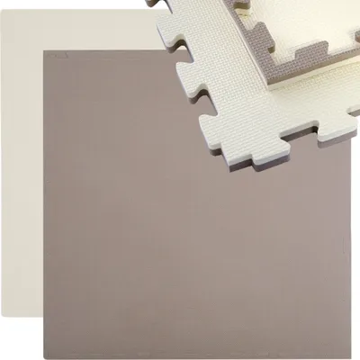 Produktbild von 90x90cm XL Trainingsmatte - 25mm dicke Sportmatte mit Rand