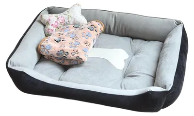 Productafbeelding van Wasbaar Hondenbed van Pluche met Antislip