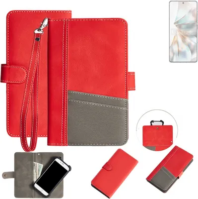 Produktbild von K-S-Trade Handy Schutzhülle für Nubia Z60S Pro Hülle Portemonnee Brieftasche Klapphülle Kartenfächer Flip Wallet Case Etui