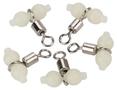 Zdjęcie produktu dla 5 sztuk świecących krętlików wędkarskich, łącznik, Sea Tackle (L)