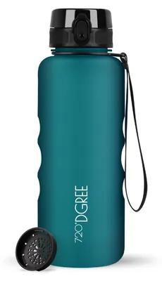 Produktbild von uberBottle softTouch Trinkflasche mit Sieb 1500ml / Smaragd Green/ 720DGREE