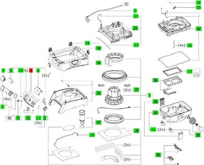 Festool Draaiknop M6 x 22,5 mm | 482934 | Schaap Tools & Parts