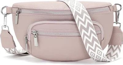 Produktbild von Sasrymnl Damen Bauchtasche Beige Umhängetasche