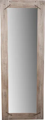 Produktbild von Spiegel groß holz 180 x 65 cm, Wandspiegel vintage, Holz spiegel, Holz