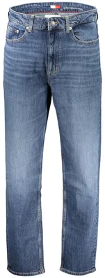 Image de Jeans pour hommes, couleur bleu : modèle Sonny Regular Tapered, aspect vieilli et avec des broderies