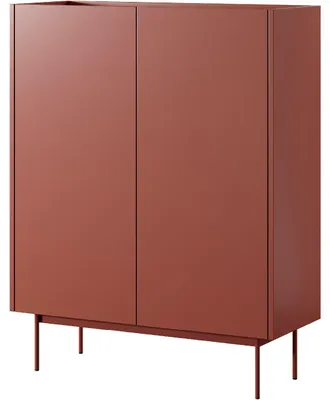 Produktbild von Kommode COLOUR 03 ceramic red / linea eiche