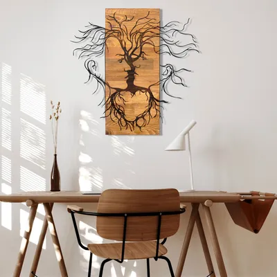 Zdjęcie produktu dla Wallity, Old Love, dekoracja ścienna, czarny, metal, 60 x 57,5 cm