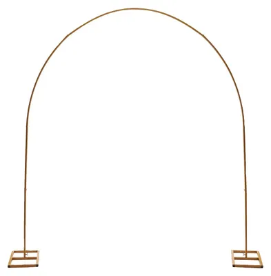 Image de Arche de mariage, structure métallique robuste, polyvalente pour les événements, L