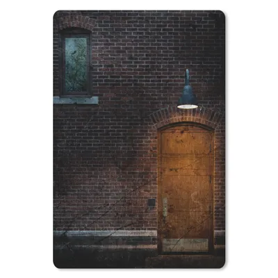 Produktbild von MuchoWow® Mauspad Mousepad Tür - Wand - Lampe - Architektur 40x60 cm - Mousepads - Maus Mat - Pad - Mausunterlage - Schreibtisch Accesoire