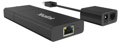 Zdjęcie produktu dla Yealink USB2CAT5E-EXT, Nadajnik i odbiornik sieci, 40 m, Cat5e, Czarny, 100 - 240 V, 48 V