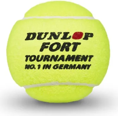 Produktbild von DUNLOP Tennisball Tennisbedarf Fort Tournament für Sand Hartplatz Rasen Spielspaß Leistung