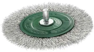 Image de BROSSE CIRCULAIRE EN ACIER INOXYDABLE AVEC MANCHE « SIT » Ø 80 mm