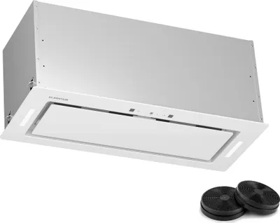 Image de Klarstein Hotte Aspirante Encastrable 72 cm, Hotte Aspirante Silencieuse, Hotte de Cuisine avec Lampes LED, Débit d'Air Puissant 466 m³/h, Minuterie, Commandes Tactiles, Hotte avec Évacuation