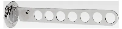 Produktbild von Klappbare Wandkleiderhaken aus Edelstahl für die Wandmontage, Silber