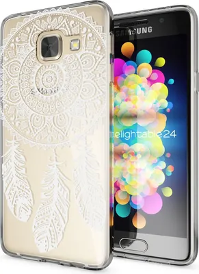 Produktbild von Samsung Galaxy A3 2016 Handy Hülle von NALIA, Silikon Cover Motiv TPU Case Schutz Dreamcatcher