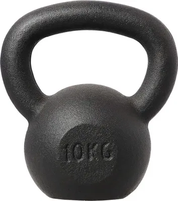 Obrázek produktu pro Litinový kettlebell HMS KZG10 10 kg, černý