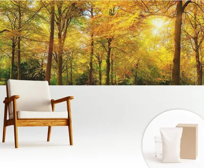 Obrázok produktu pre Samolepiaca fototapeta – 250 x 104 cm – tapeta – nástenná tapeta – nástenné obrazy – samolepiaca fólia – dekoratívna fólia – tapetová fólia – stena – dekorácia – obývacia izba – zlaté listy