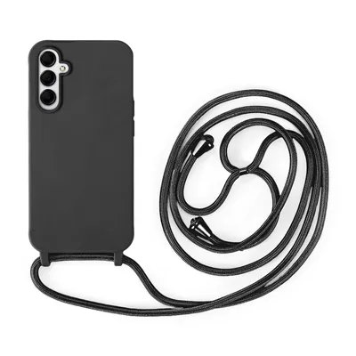 Produktbild von Handykette für Samsung Hanyhülle mit Band Hülle mit Kodel Smartphone Halskette Galaxy A14 Schwarz