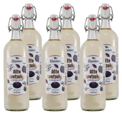 Produktbild von Raunikar Alte Zwetschge Obstbrand (6 x 1,0L)